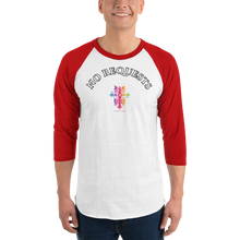 "NO REQUESTS" THE ABBEY WEHO 3/4 sleeve raglan shirt - The Abbey Weho
