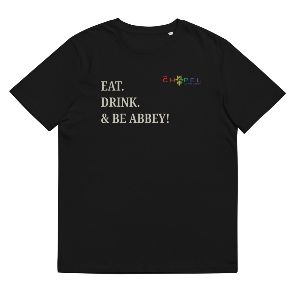 Eat. Drink. & Be Abbey organic cotton t-shirt - The Abbey Weho